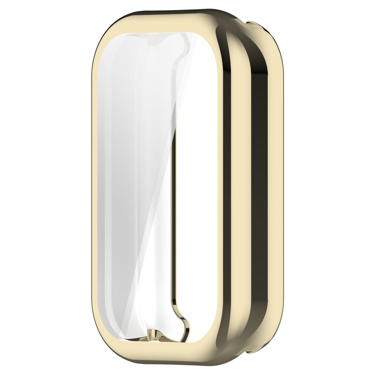 For Redmi Band 2 Full Package TPU Electroplated Watch Protective Case(Light Gold) - Watch Cases by PMC TechLife | Online Shopping South Africa | PMC TechLife | Buy Now Pay Later Mobicred