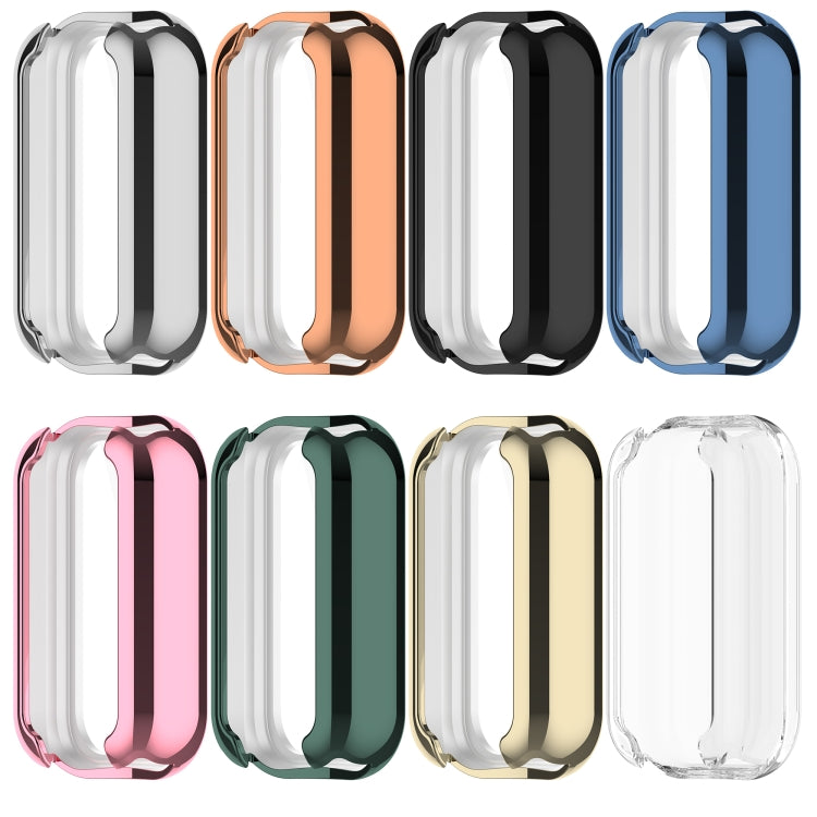 For Xiaomi Smart Band 8 Active Full Package TPU Electroplated Watch Protective Case(Light Gold) - Watch Cases by PMC TechLife | Online Shopping South Africa | PMC TechLife | Buy Now Pay Later Mobicred