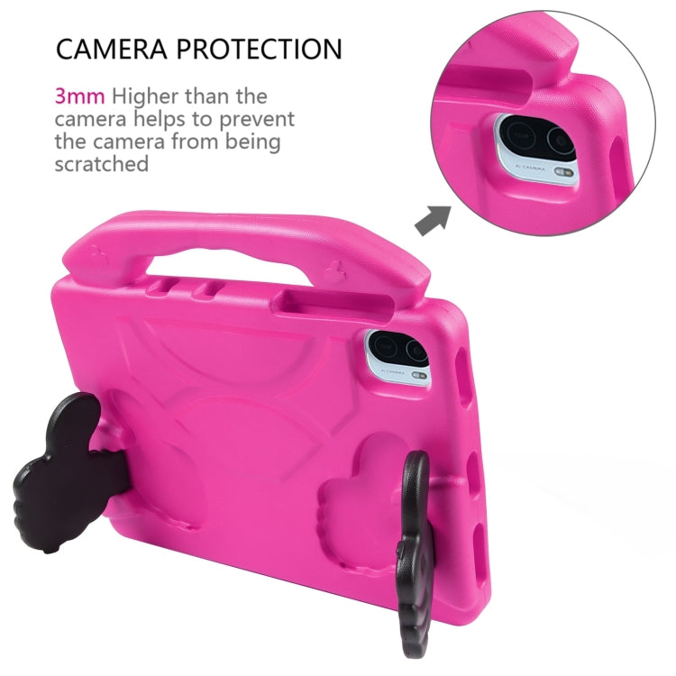 For Samsung Galaxy Tab A9+ 10.95 2023 Thumb Bracket EVA Shockproof Tablet Case(Rose Red) - free shipping - PMC TechLife - Order now!