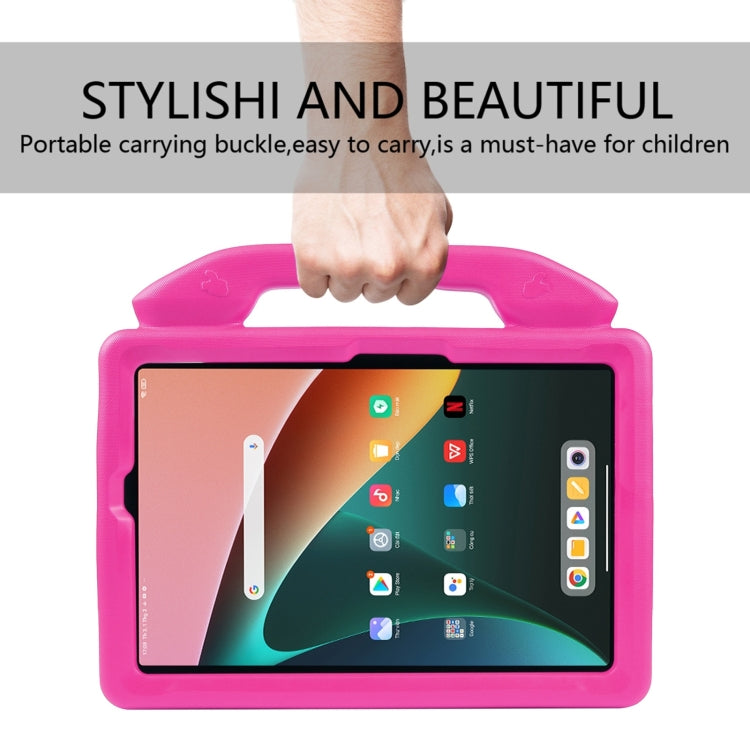 For Samsung Galaxy Tab A9+ 10.95 2023 Thumb Bracket EVA Shockproof Tablet Case(Rose Red) - free shipping - PMC TechLife - Order now!