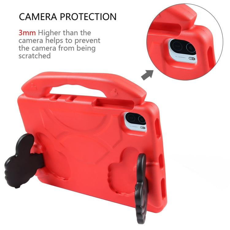 For Samsung Galaxy Tab A9+ 10.95 2023 Thumb Bracket EVA Shockproof Tablet Case(Red) - Galaxy Tab A9+ by PMC TechLife | Online Shopping South Africa | PMC TechLife