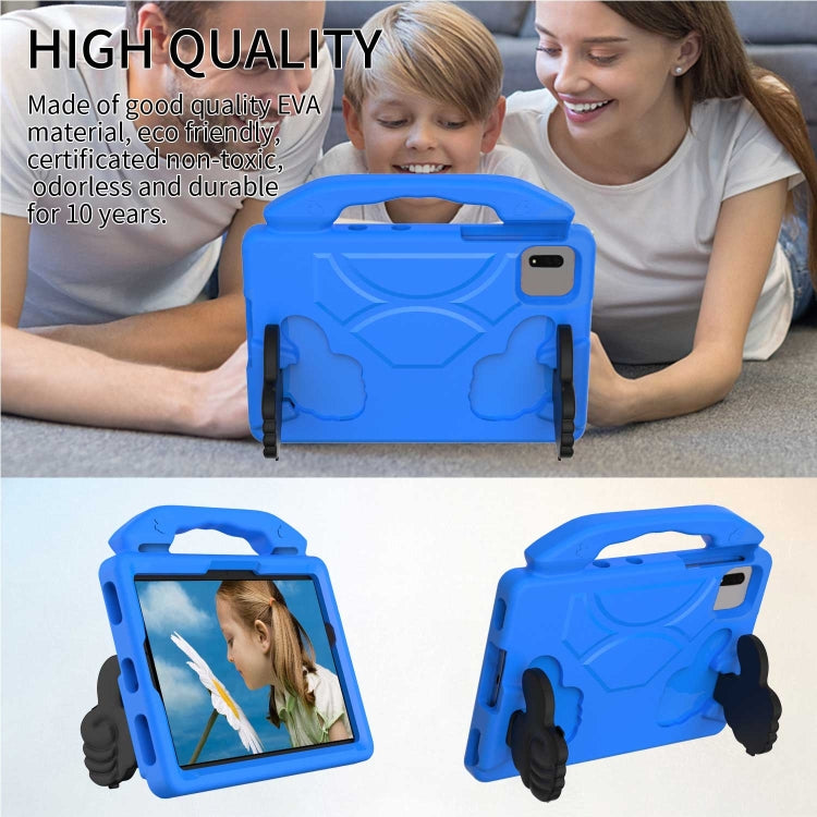 For Samsung Galaxy TAB S9 11 X710 2023 Thumb Bracket EVA Shockproof Tablet Case(Blue) - free shipping - PMC Jewellery - Order now!