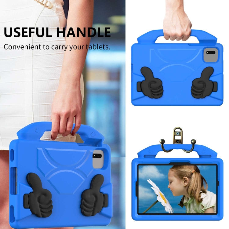 For Samsung Galaxy TAB S9 11 X710 2023 Thumb Bracket EVA Shockproof Tablet Case(Blue) - free shipping - PMC Jewellery - Order now!