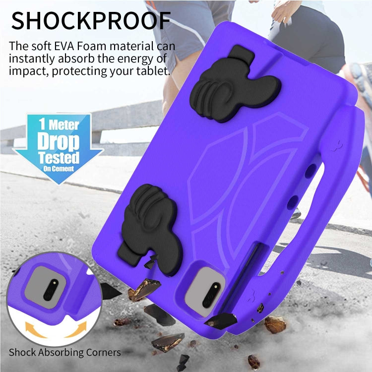 For Samsung Galaxy TAB S9 11 X710 2023 Thumb Bracket EVA Shockproof Tablet Case(Purple) - free shipping - PMC Jewellery - Order now!