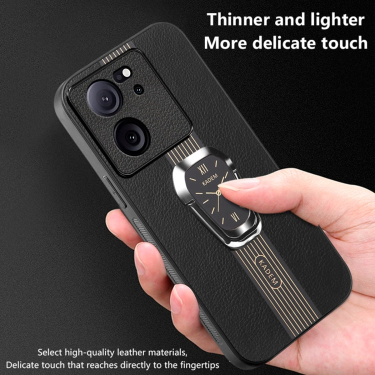 For Xiaomi Redmi K60 Ultra Magnetic Litchi Leather Back Phone Case with Holder(Green) - Redmi K60 Ultra Cases by PMC TechLife | Online Shopping South Africa | PMC TechLife | Buy Now Pay Later Mobicred