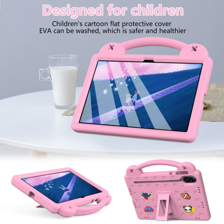 For Honor X8 Pro 11.5 Handle Kickstand Children EVA Shockproof Tablet Case(Pink) - Honor by PMC TechLife | Online Shopping South Africa | PMC TechLife | Buy Now Pay Later Mobicred