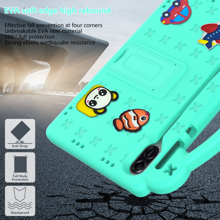 For Honor X8 Pro 11.5 Handle Kickstand Children EVA Shockproof Tablet Case(Mint Green) - free shipping - PMC TechLife - Order now!