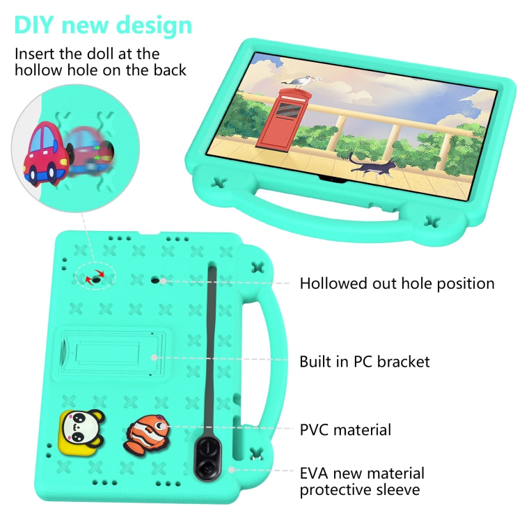 For Honor X8 Pro 11.5 Handle Kickstand Children EVA Shockproof Tablet Case(Mint Green) - free shipping - PMC TechLife - Order now!