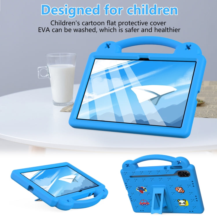 For Honor X8 Pro 11.5 Handle Kickstand Children EVA Shockproof Tablet Case(Sky Blue) - Honor by PMC TechLife | Online Shopping South Africa | PMC TechLife | Buy Now Pay Later Mobicred
