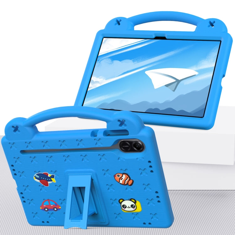 For Honor X8 Pro 11.5 Handle Kickstand Children EVA Shockproof Tablet Case(Sky Blue) - Honor by PMC TechLife | Online Shopping South Africa | PMC TechLife | Buy Now Pay Later Mobicred