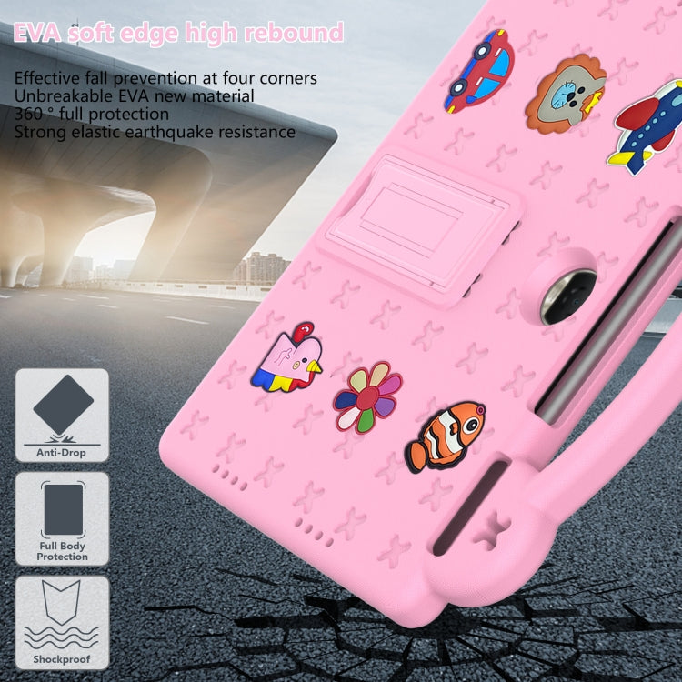 For Honor Pad 9 2023 12.1 Handle Kickstand Children EVA Shockproof Tablet Case(Pink) - Honor by PMC TechLife | Online Shopping South Africa | PMC TechLife | Buy Now Pay Later Mobicred