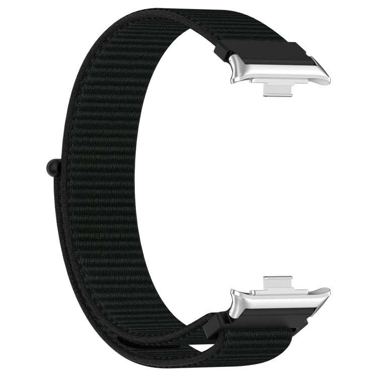 For Redmi Watch 4 / Watch 5 Nylon Loop Metal Connector Watch Band(Black) - Watch Bands by PMC TechLife | Online Shopping South Africa | PMC TechLife | Buy Now Pay Later Mobicred