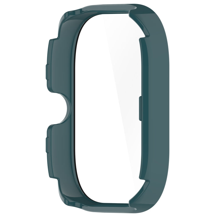 For Redmi Watch 4 Tempered Film Integrated PC Watch Protective Case(Pine Green) - Watch Cases by PMC TechLife | Online Shopping South Africa | PMC TechLife | Buy Now Pay Later Mobicred