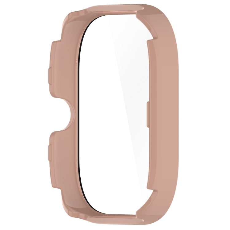 For Redmi Watch 4 Tempered Film Integrated PC Watch Protective Case(Pink) - Watch Cases by PMC TechLife | Online Shopping South Africa | PMC TechLife | Buy Now Pay Later Mobicred