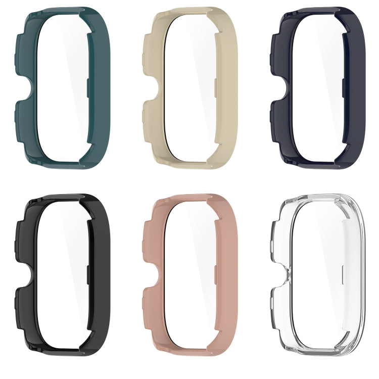 For Redmi Watch 4 Tempered Film Integrated PC Watch Protective Case(Ink Blue) - Watch Cases by PMC TechLife | Online Shopping South Africa | PMC TechLife | Buy Now Pay Later Mobicred