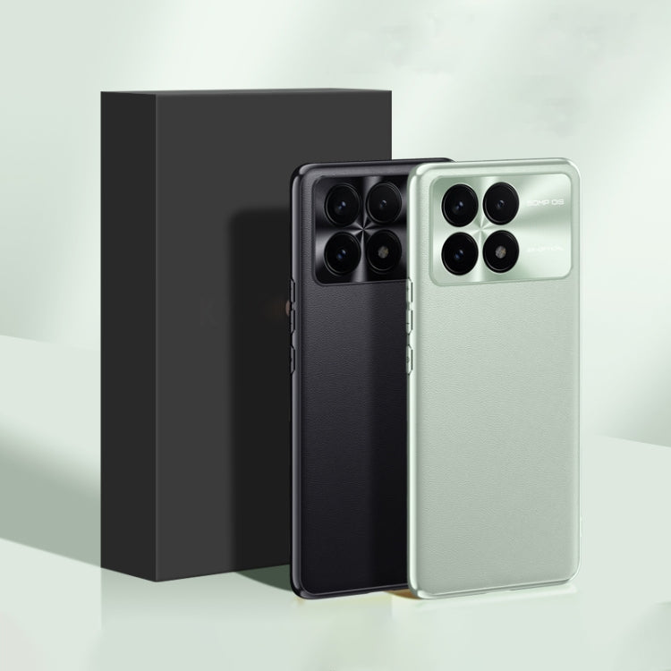 For Xiaomi Redmi K70 Pro Plain-leather All-inclusive Shockproof Phone Case(Purple) - K70 Pro Cases by PMC TechLife | Online Shopping South Africa | PMC TechLife | Buy Now Pay Later Mobicred