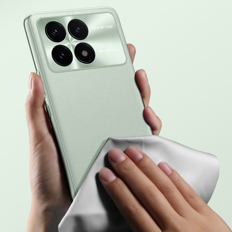 For Xiaomi Redmi K70 Pro Plain-leather All-inclusive Shockproof Phone Case(Purple) - K70 Pro Cases by PMC TechLife | Online Shopping South Africa | PMC TechLife | Buy Now Pay Later Mobicred