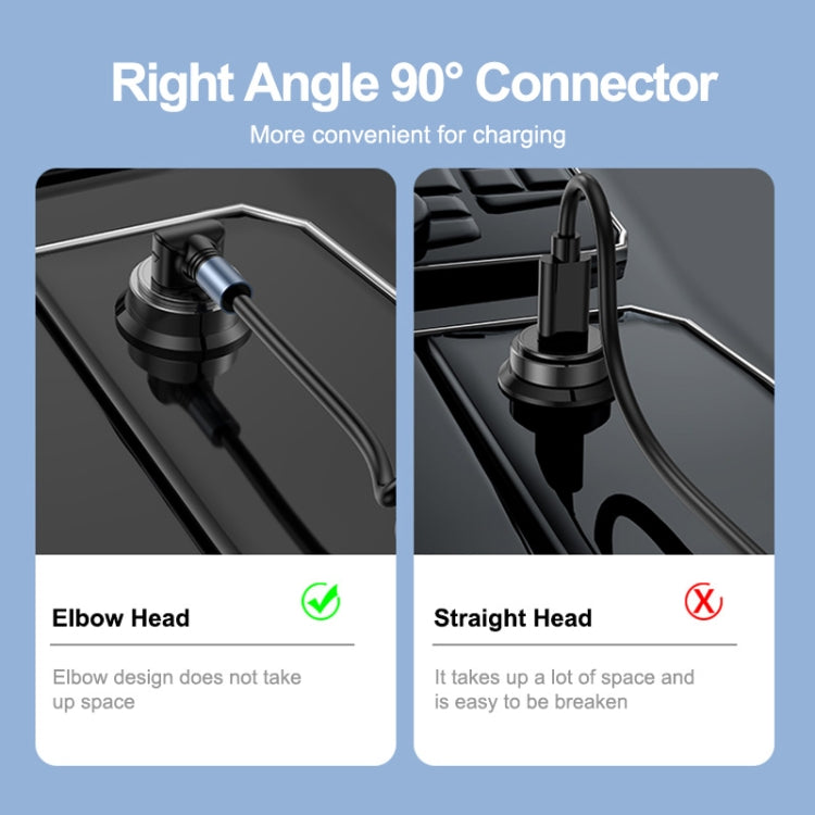 ENKAY 66W Reversible USB to Type-C / 8 Pin / Micro USB Elastic Spring Fast Charging Cable, Length 1.5m(Type B) - free shipping - PMC TechLife - Order now!