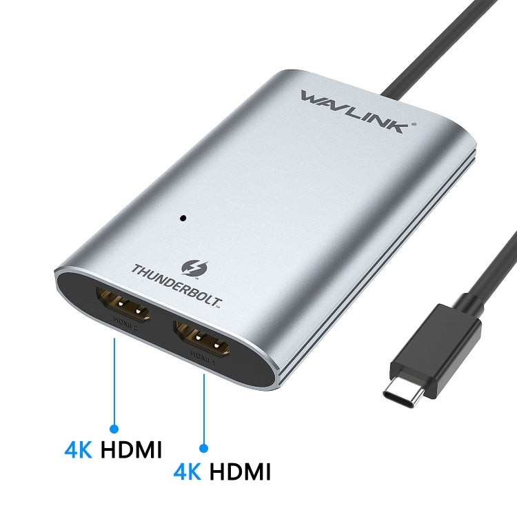 WAVLINK WL-UTA02H Multi-Screen Extender Converter Thunderbolt 3 to Dual HDMI Adapter - free shipping - PMC Jewellery - Order now!