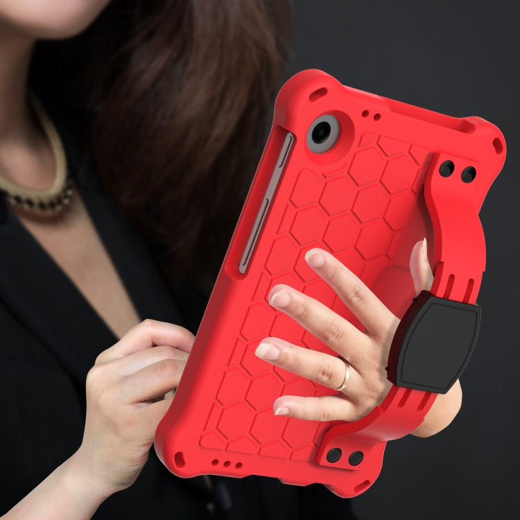 For Blackview Tab 60 8.7 2023 Honeycomb EVA Hybrid PC Tablet Case with Strap(Red +Black) - Others by PMC TechLife | Online Shopping South Africa | PMC TechLife
