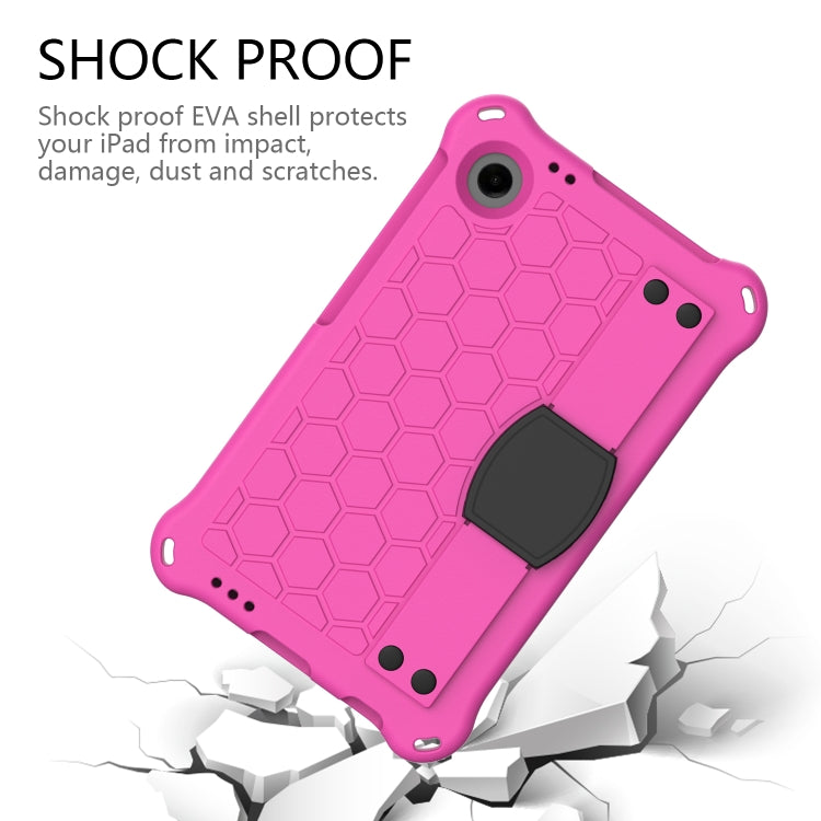 For Blackview Tab 60 8.7 2023 Honeycomb EVA Hybrid PC Tablet Case with Strap(Rose Red+Black) - Others by PMC TechLife | Online Shopping South Africa | PMC TechLife
