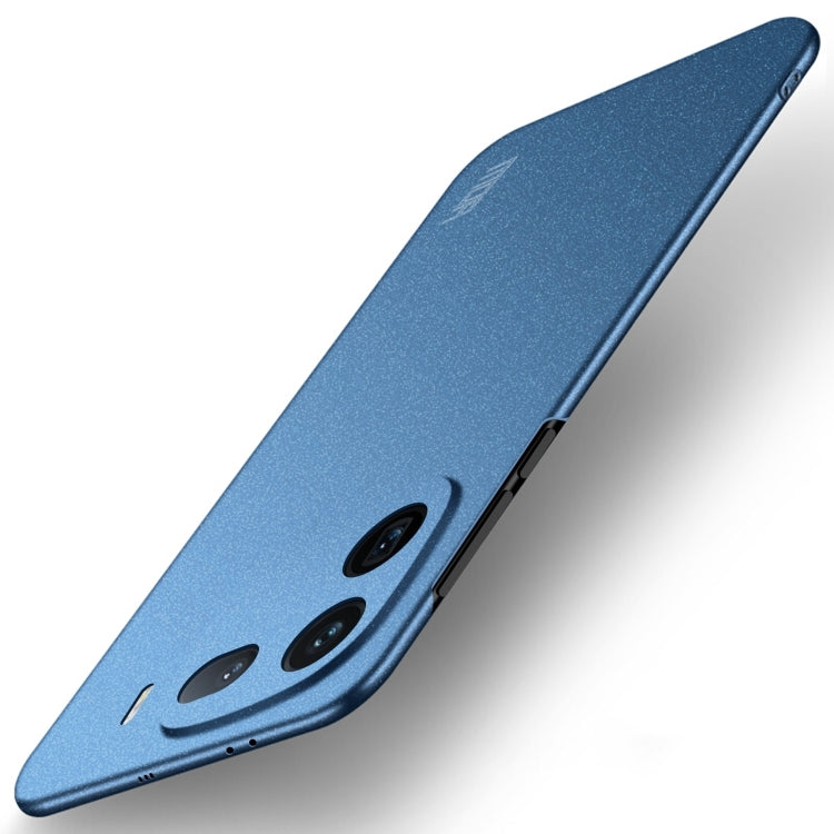 For vivo iQOO 12 MOFI Fandun Series Frosted PC Ultra-thin All-inclusive Phone Case(Blue) - vivo Cases by MOFI | Online Shopping South Africa | PMC TechLife | Buy Now Pay Later Mobicred