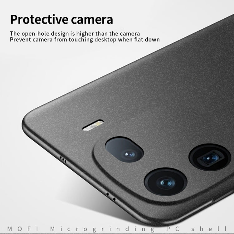 For vivo iQOO 12 MOFI Fandun Series Frosted PC Ultra-thin All-inclusive Phone Case(Gray) - vivo Cases by MOFI | Online Shopping South Africa | PMC TechLife | Buy Now Pay Later Mobicred