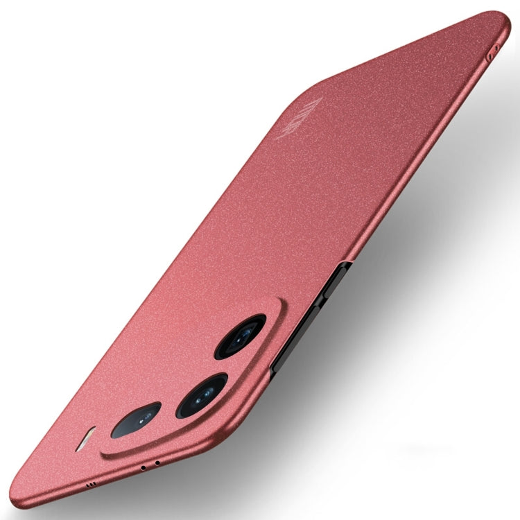 For vivo iQOO 12 MOFI Fandun Series Frosted PC Ultra-thin All-inclusive Phone Case(Red) - vivo Cases by MOFI | Online Shopping South Africa | PMC TechLife | Buy Now Pay Later Mobicred