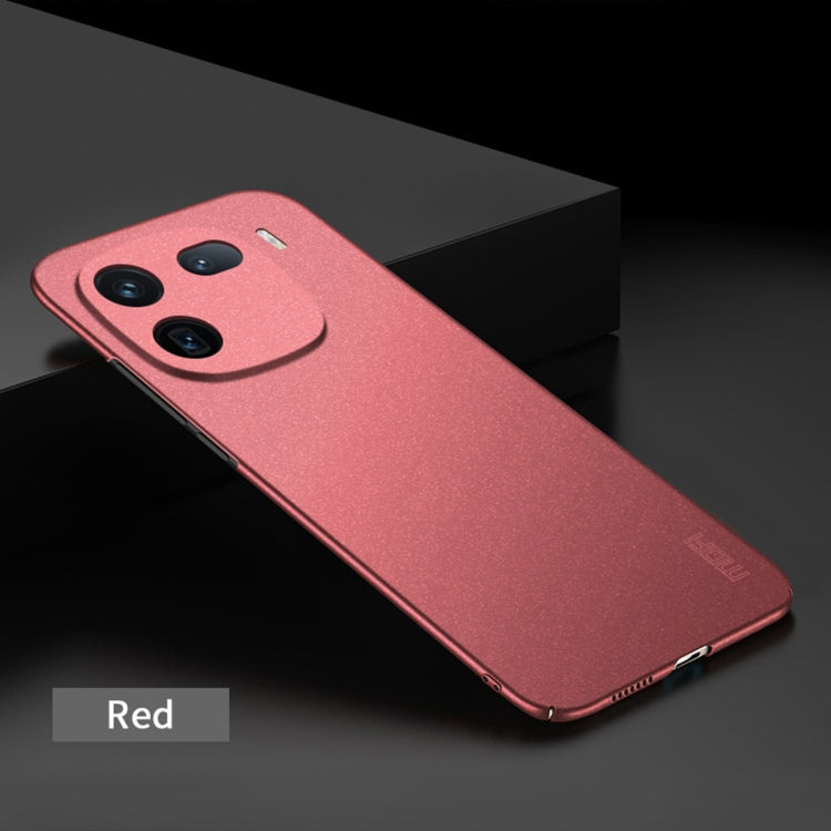 For vivo iQOO 12 MOFI Fandun Series Frosted PC Ultra-thin All-inclusive Phone Case(Red) - vivo Cases by MOFI | Online Shopping South Africa | PMC TechLife | Buy Now Pay Later Mobicred