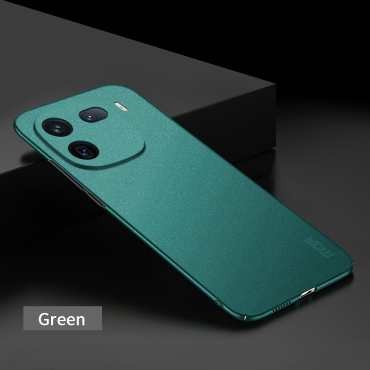 For vivo iQOO 12 Pro MOFI Fandun Series Frosted PC Ultra-thin All-inclusive Phone Case(Green) - iQOO 12 Pro Cases by MOFI | Online Shopping South Africa | PMC TechLife