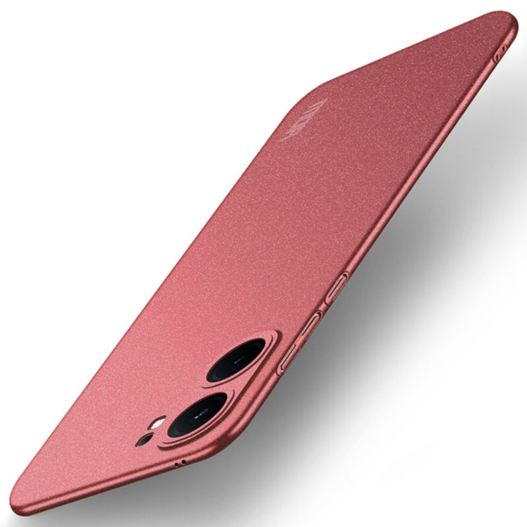 For vivo iQOO Neo9 / Neo9 Pro MOFI Fandun Series Frosted PC Ultra-thin All-inclusive Phone Case(Red) - vivo Cases by MOFI | Online Shopping South Africa | PMC TechLife | Buy Now Pay Later Mobicred