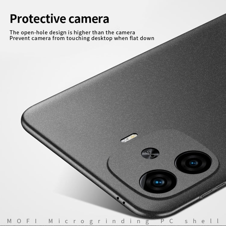 For vivo iQOO Z9 Turbo / iQOO Z9 MOFI Fandun Series Frosted PC Ultra-thin All-inclusive Phone Case(Blue) - free shipping - PMC Jewellery - Order now!