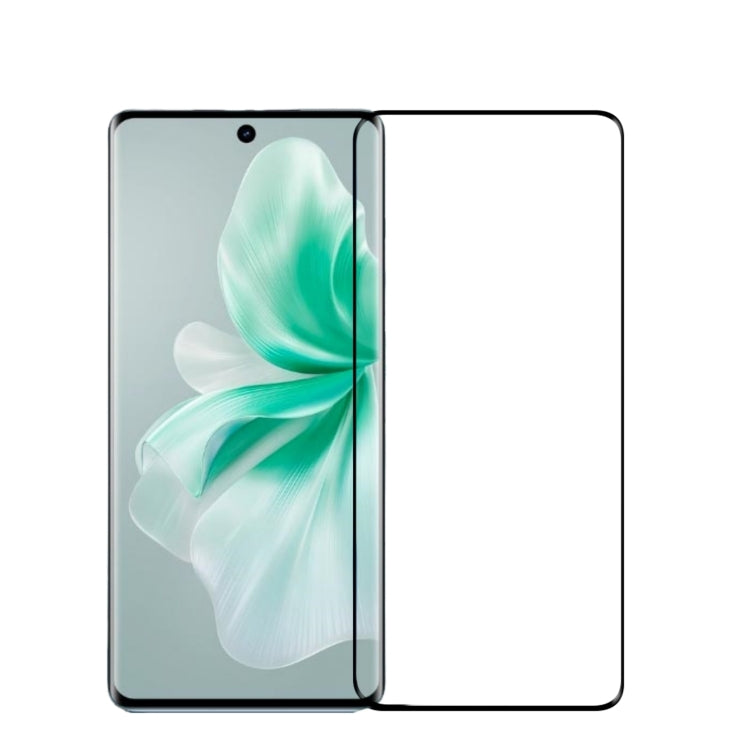For vivo S18 / S18 Pro PINWUYO 9H 3D Hot Bending Tempered Glass Film(Black) - vivo Tempered Glass by PINWUYO | Online Shopping South Africa | PMC TechLife | Buy Now Pay Later Mobicred