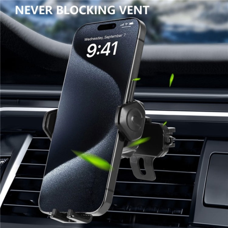 360 Degree Rotation Mobile Phone Holder Bracket Car Air Outlet Clip Mount - Car Holders by PMC TechLife | Online Shopping South Africa | PMC TechLife | Buy Now Pay Later Mobicred