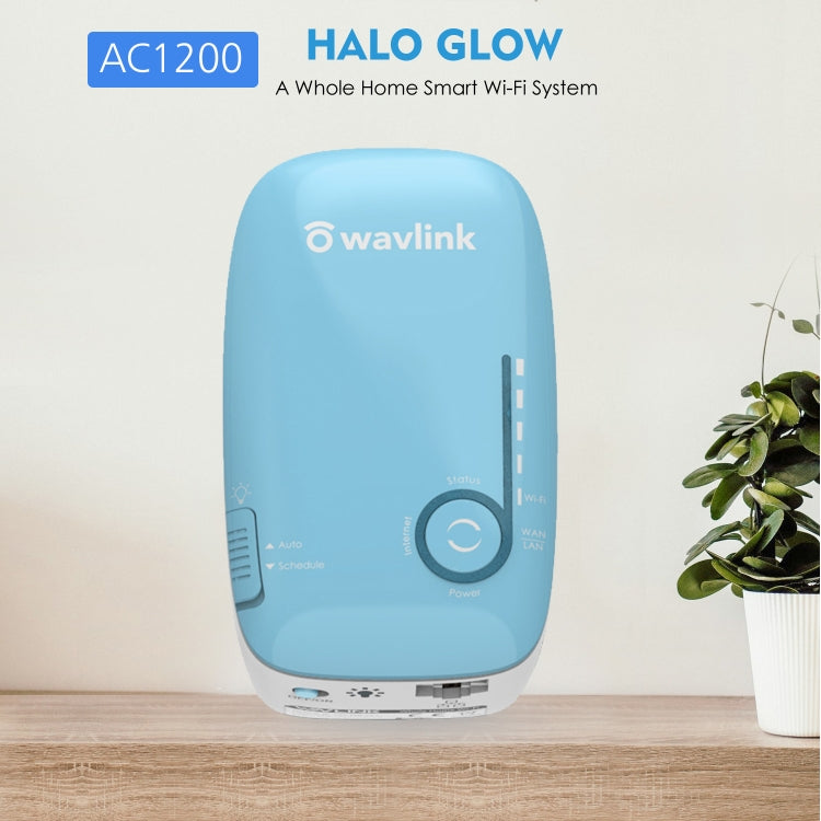 WAVLINK WN576K1 AC1200 Household WiFi Router Network Extender Dual Band Wireless Repeater, Plug:AU Plug (Blue) - free shipping - PMC Jewellery - Order now!