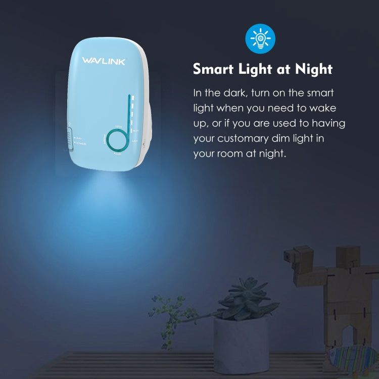 WAVLINK WN576K1 AC1200 Household WiFi Router Network Extender Dual Band Wireless Repeater, Plug:EU Plug (Blue) - free shipping - PMC Jewellery - Order now!