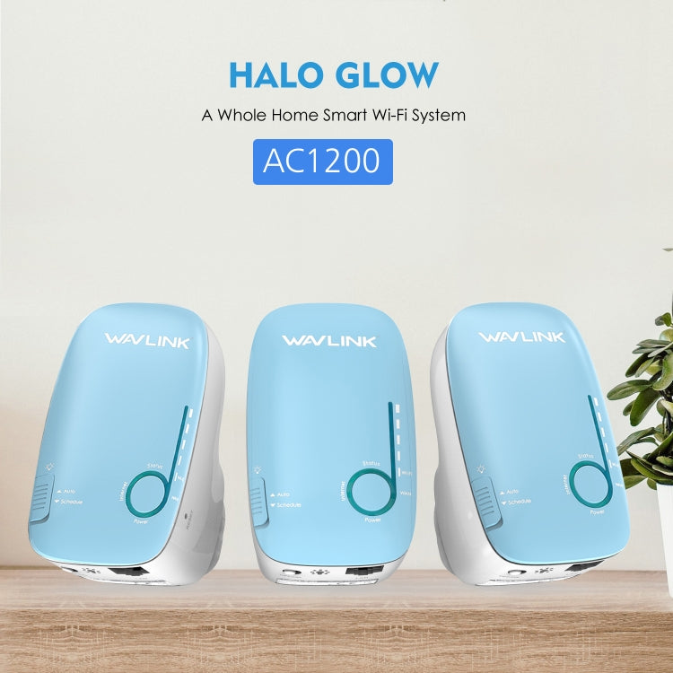 WAVLINK WN576K3 AC1200 Household WiFi Router Network Extender Dual Band Wireless Repeater, Plug:UK Plug - free shipping - PMC Jewellery - Order now!