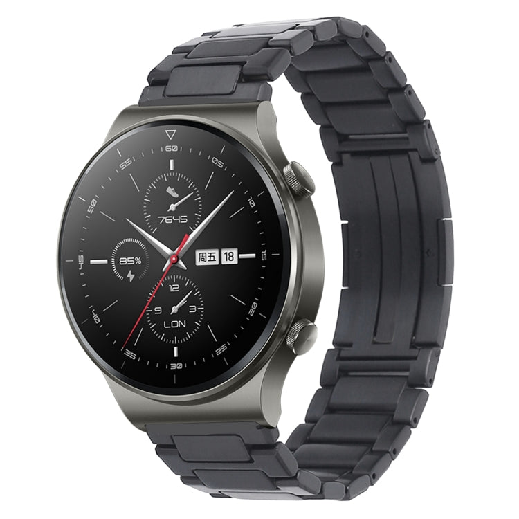For Huawei Watch GT2 Pro / GT 2e H-Shaped Folding Buckle Stainless Steel Metal Watch Band(Gray) - free shipping - PMc TechLife - Order now!