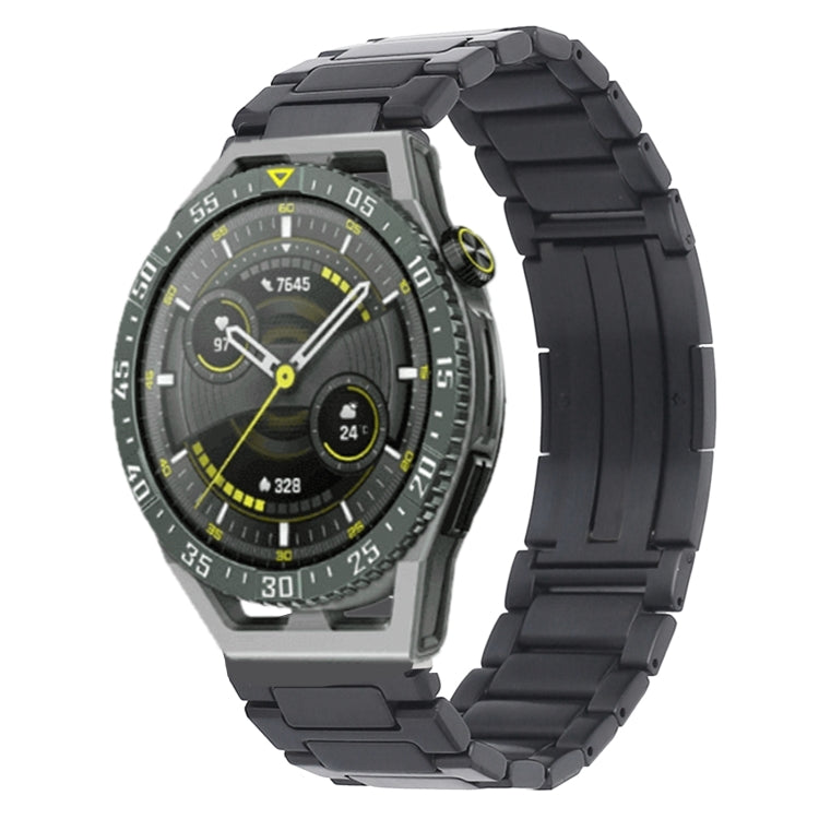 For Huawei Watch GT3 SE H-Shaped Folding Buckle Stainless Steel Metal Watch Band(Gray) - free shipping - PMc TechLife - Order now!