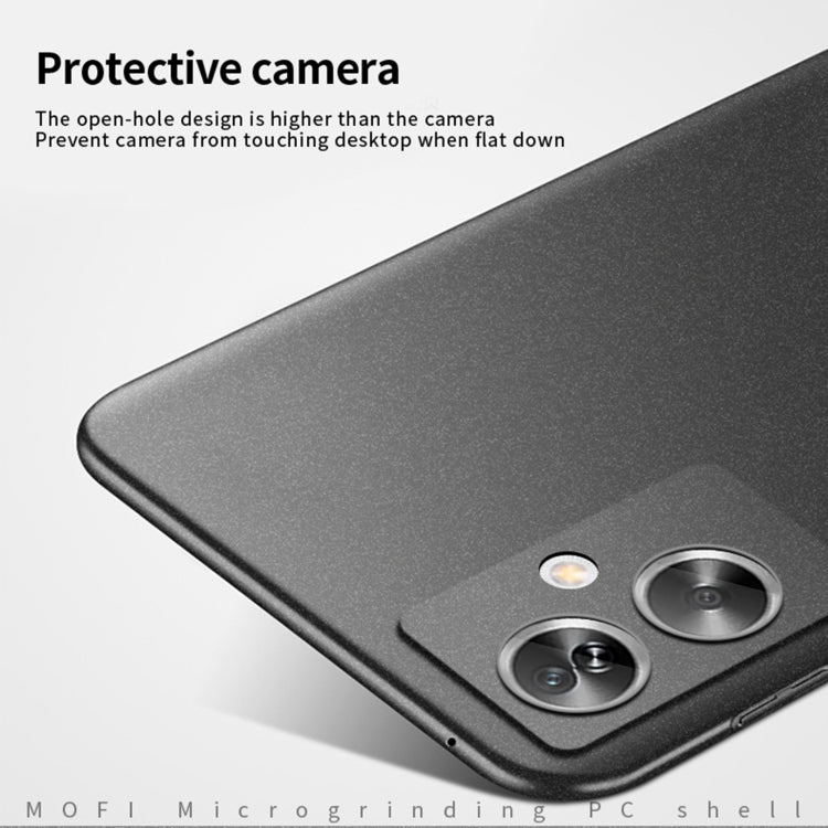 For OPPO A2 / A79 5G MOFI Fandun Series Frosted PC Ultra-thin All-inclusive Phone Case(Black) - OPPO Cases by MOFI | Online Shopping South Africa | PMC TechLife | Buy Now Pay Later Mobicred