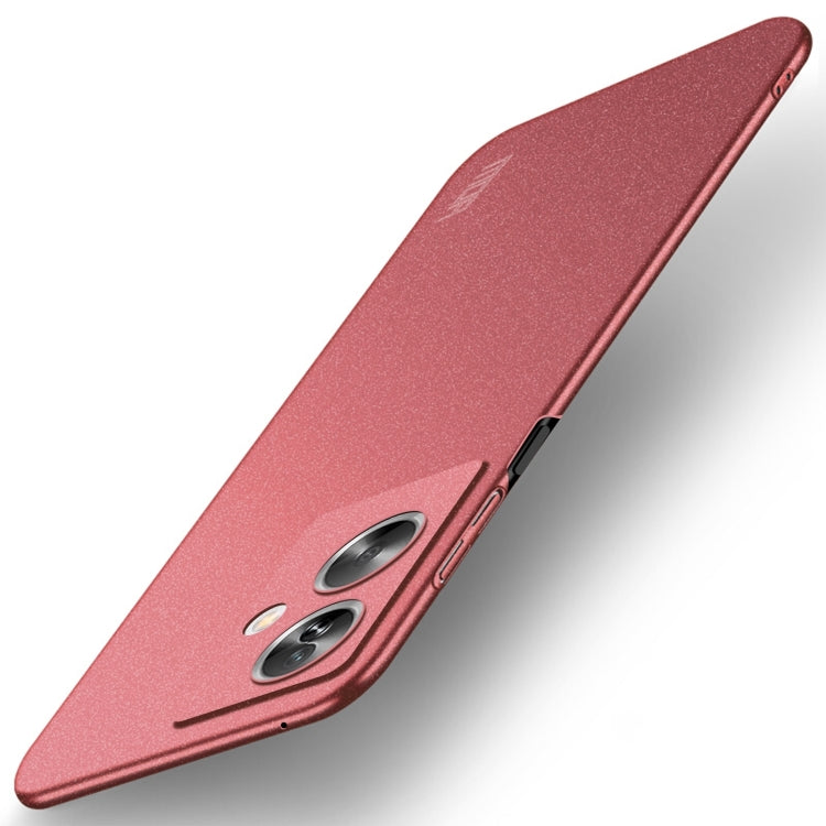 For OPPO A2 / A79 5G MOFI Fandun Series Frosted PC Ultra-thin All-inclusive Phone Case(Red) - OPPO Cases by MOFI | Online Shopping South Africa | PMC TechLife | Buy Now Pay Later Mobicred