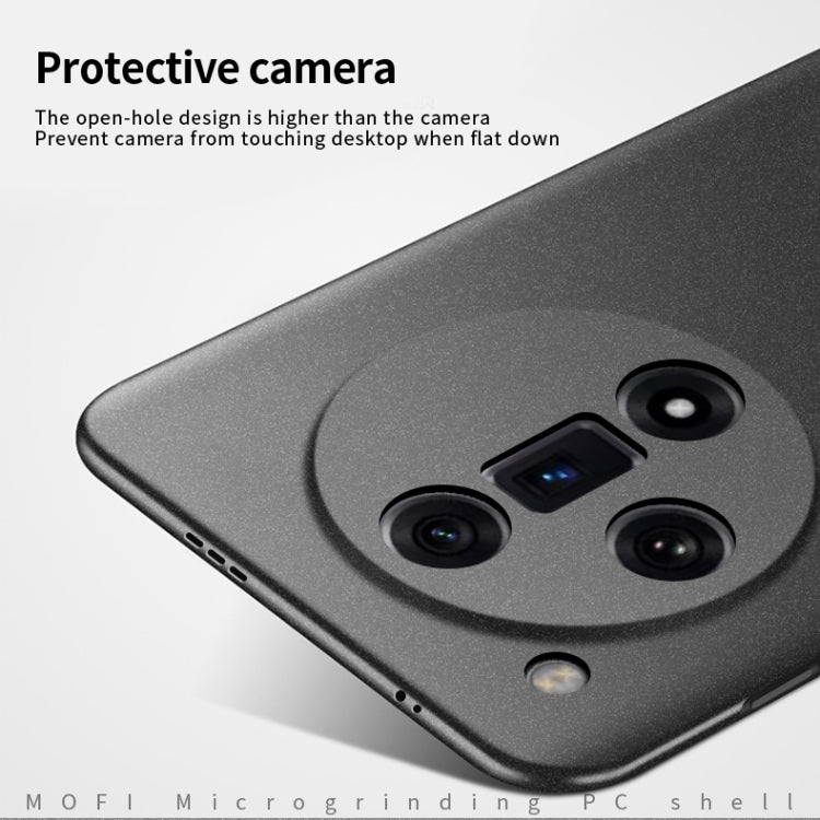 For OPPO Find X7 Ultra MOFI Fandun Series Frosted PC Ultra-thin All-inclusive Phone Case(Gray) - Find X7 Ultra Cases by MOFI | Online Shopping South Africa | PMC TechLife