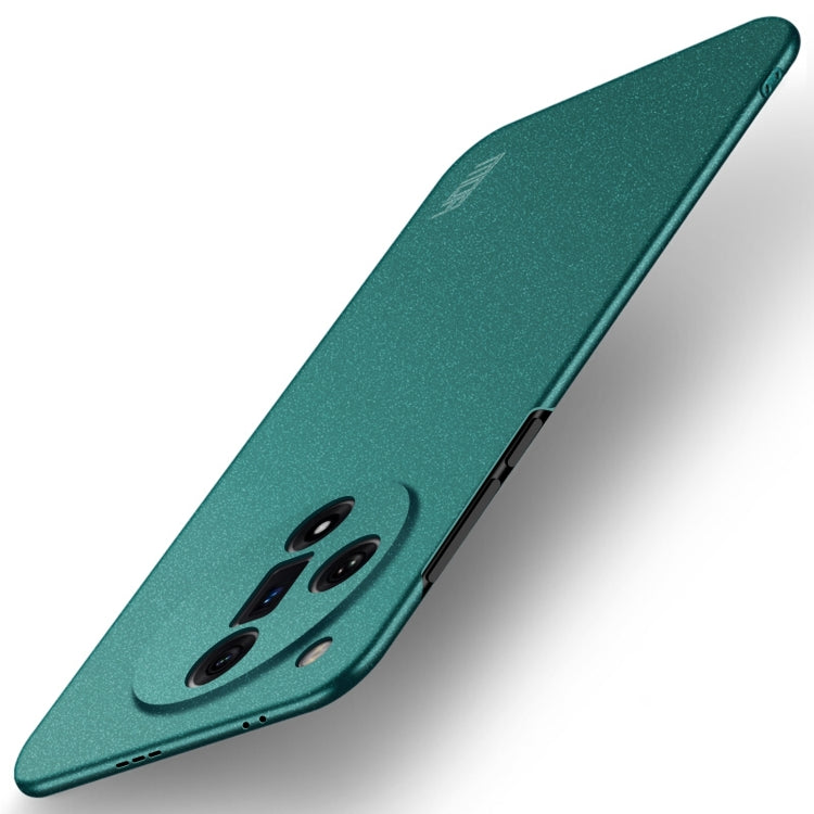 For OPPO Find X7 Ultra MOFI Fandun Series Frosted PC Ultra-thin All-inclusive Phone Case(Green) - OPPO Cases by MOFI | Online Shopping South Africa | PMC TechLife | Buy Now Pay Later Mobicred