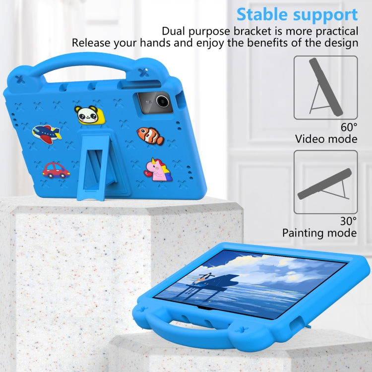 For Lenovo Tab P11 / J606F Handle Kickstand Children EVA Shockproof Tablet Case(Sky Blue) - Lenovo by PMC TechLife | Online Shopping South Africa | PMC TechLife | Buy Now Pay Later Mobicred