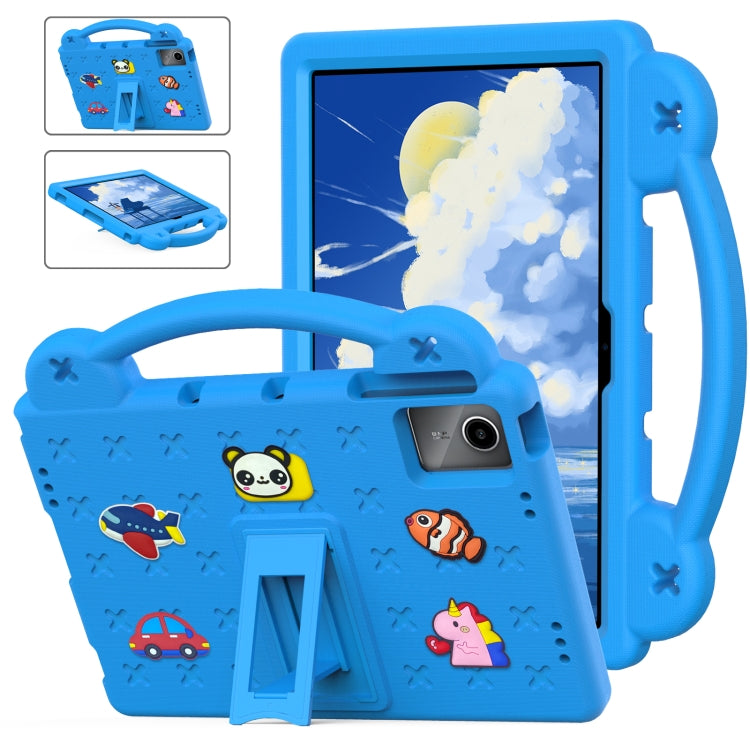 For Lenovo P11 Plus J607F / Xiaoxin Pad 11 Handle Kickstand Children EVA Shockproof Tablet Case(Sky Blue) - Lenovo by PMC TechLife | Online Shopping South Africa | PMC TechLife | Buy Now Pay Later Mobicred