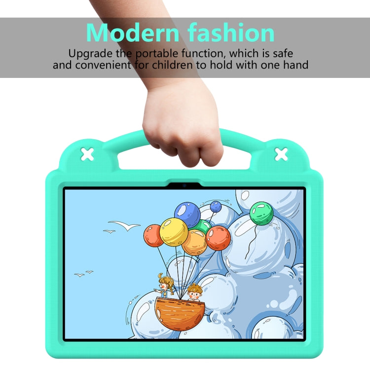 For TCL Nxt Pader 11 2023 Handle Kickstand Children EVA Shockproof Tablet Case(Mint Green) - Others by PMC TechLife | Online Shopping South Africa | PMC TechLife | Buy Now Pay Later Mobicred