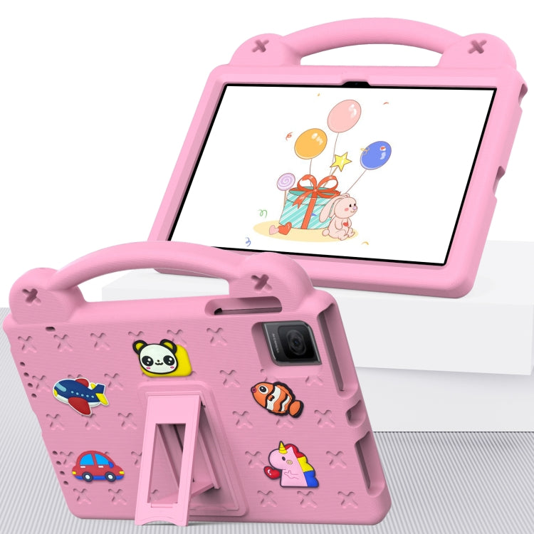 For TCL Tab 10 Gen2 10.36 2023 Handle Kickstand Children EVA Shockproof Tablet Case(Pink) - Others by PMC TechLife | Online Shopping South Africa | PMC TechLife | Buy Now Pay Later Mobicred