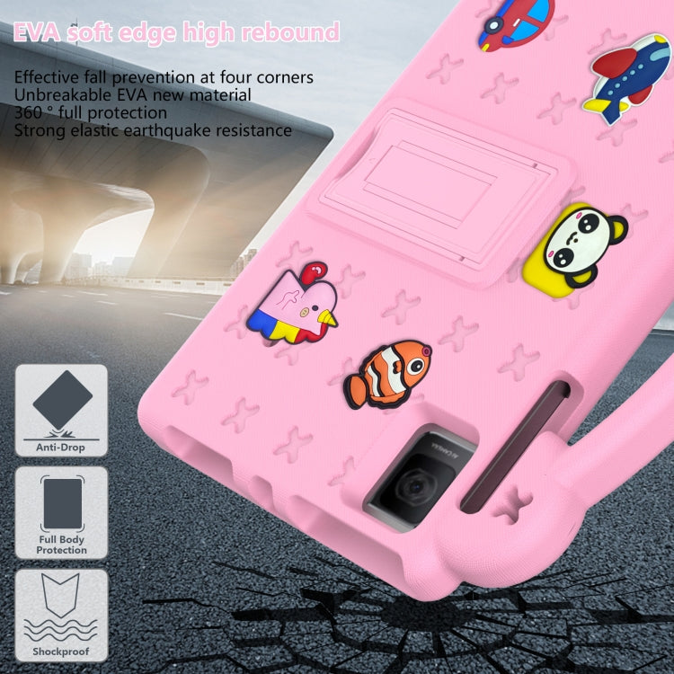 For TCL Tab 10 Gen2 10.36 2023 Handle Kickstand Children EVA Shockproof Tablet Case(Pink) - Others by PMC TechLife | Online Shopping South Africa | PMC TechLife | Buy Now Pay Later Mobicred