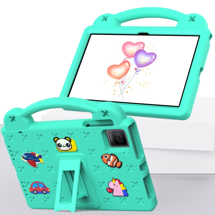 For TCL Tab 10 Gen2 10.36 2023 Handle Kickstand Children EVA Shockproof Tablet Case(Mint Green) - Others by PMC TechLife | Online Shopping South Africa | PMC TechLife | Buy Now Pay Later Mobicred
