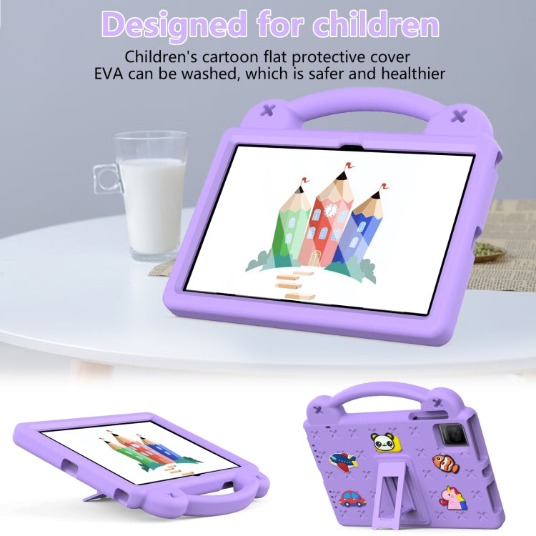 For TCL Tab 10 Gen2 10.36 2023 Handle Kickstand Children EVA Shockproof Tablet Case(Light Purple) - Others by PMC TechLife | Online Shopping South Africa | PMC TechLife | Buy Now Pay Later Mobicred